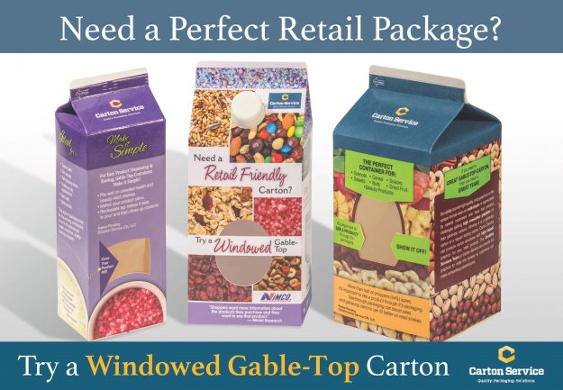 Carton Service CSi LLC Window Gable Top Trio Cartons