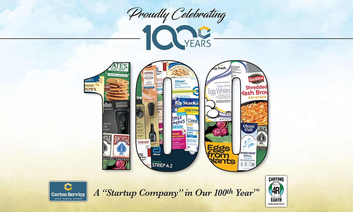 2-Carton Service 100 Years Celebration